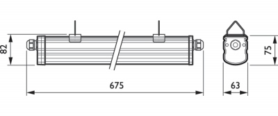 Wt060c Led18s/840 Psu Tw1 L600