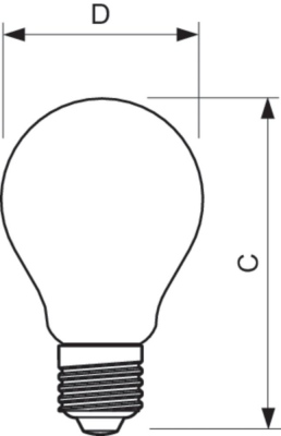 Cla Ledbulb Nd 7-60w E27 Ww A60 Cl