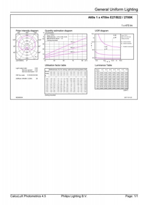Mas Led Bulb Dt 5.5-40we27 927-922 A60fr