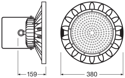 Highbay Led 200w/4000k 100-240v Ip65
