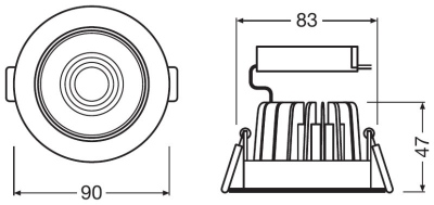 Spot Led Adjust 8w/4000k 230v Ip20