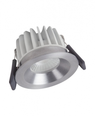 Spot Led Fix 8w/4000k Ip44 Silver Dim