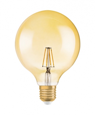 Vintage 1906 Led  Globe 35 Fil Gold