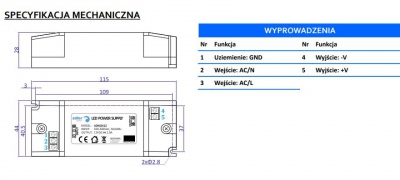 Zasilacz LED ADMX 2412