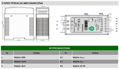 Zasilacz LED Mdin60w12