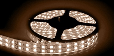 Taśma Led Cobras 3528 Biała Ciepła 5m/1200 24v