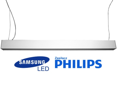 Oprawa Led Peyton  40w Ww  1176*67*90mm Srebrna