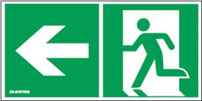 Piktogram lewo, drzwi 150x300 (159,5x310,5)