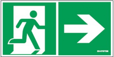 Piktogram strzałka w prawo,prawo 150x300