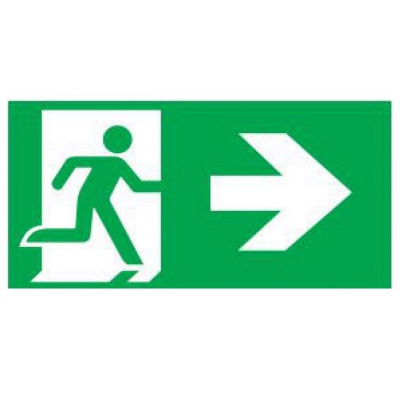 Piktogram Wyjście W Prawo Do Orion - Or8 (300X100Mm) / 39978