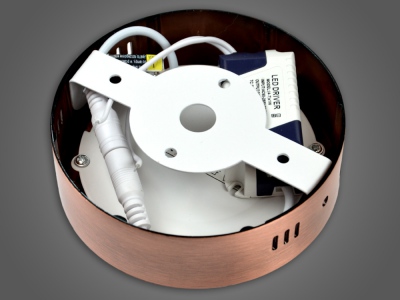 Panel Led Winter   6w 230v Cw  Mosiądz