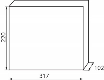 Rozdzielnica z szyną DIN KDB-F12T