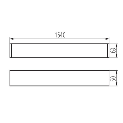 ALIN 4LED 1X150-W-NT