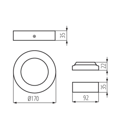 Oprawa oświetleniowa LED Carsa V2led 12w-nw-w