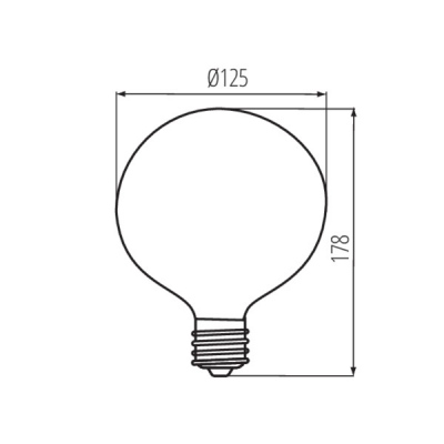 Źródło światła LED XLED G125 7W-WW