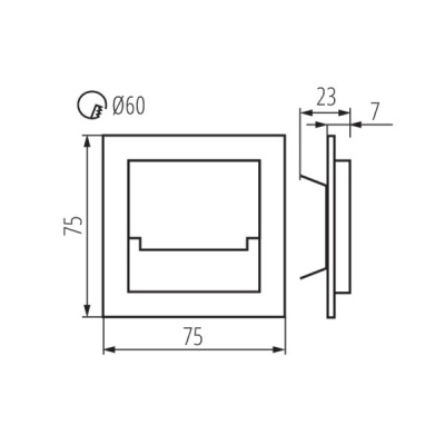 Oprawa dekoracyjna LED Sabik MINI LED B-WW