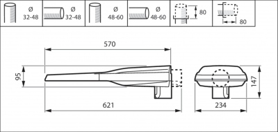 BGP292 LED85-4S/740 II DM11 48/60S