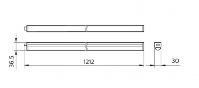 BN013C LED19S/830 L1200