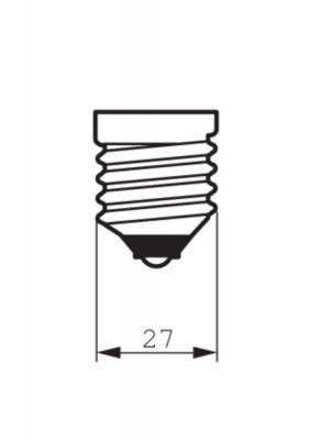CLA LEDBulb D 8-60W G93 E27 827 CL