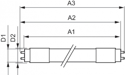 CorePro LEDtube UN 1200mm HO 18W865 T8