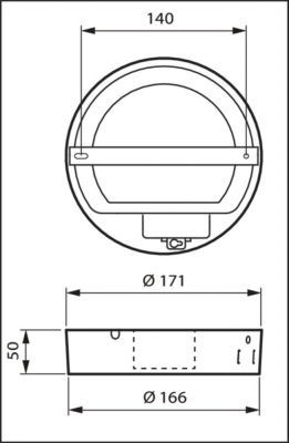 DN145C LED10S/830 PSU II WH