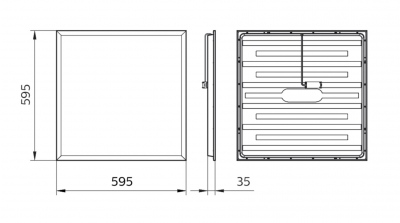RC065B LED34S/840 PSU W60L60 NOC