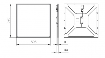 RC132V G4 LED36S/840 PSU W60L60 OC