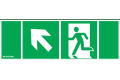 MONITOR1 IP65 SAFETY SIGN 112x312 UP/LEFT + DOOR