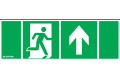 MONITOR1 IP65 SAFETY SIGN 112x312 DOOR + UP