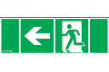MONITOR1 IP65 SAFETY SIGN 112x312 LEFT + DOOR