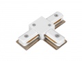 Łącznik Szyny 1 Fazowej Pant Trójdrożny Biały