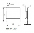 Oprawa dekoracyjna LED Terra Led Cw