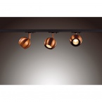 Light Eye Ball Gu10 Reflektor Miedź Szczotk. Gu10 50w adapter 1-faz.