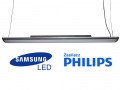 Oprawa Led Wisząca Achestan  40w Ww Srebrna 1196*106*68mm