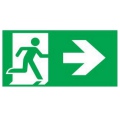 Piktogram Wyjście W Prawo Do Orion - Or8 (300X100Mm) / 39978